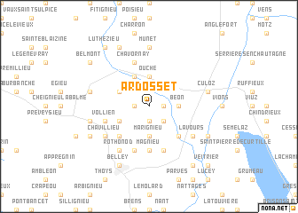 map of Ardosset