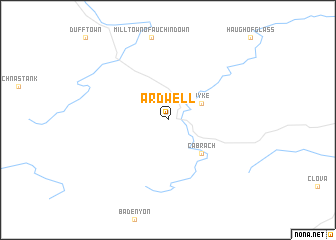 map of Ardwell