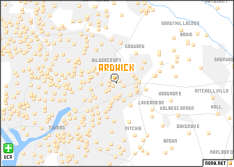 map of Ardwick