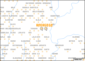 map of Are Ago