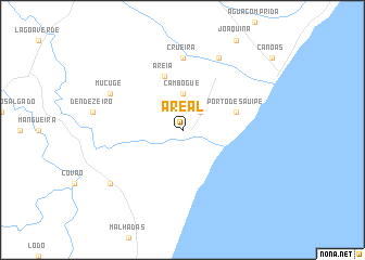 map of Areal