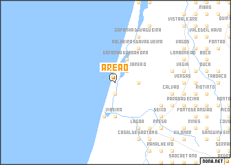map of Areão