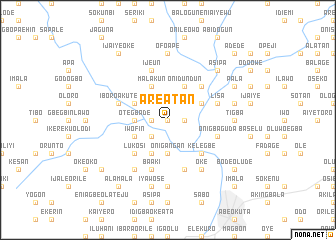 map of Areatan