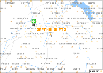 map of Arechavaleta