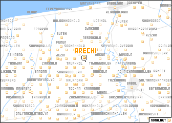 map of Arechī