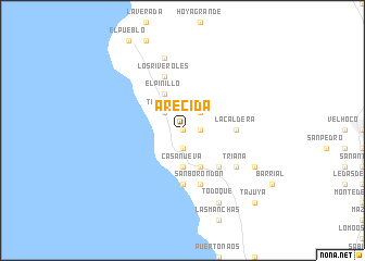 map of Arecida