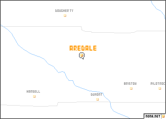 map of Aredale