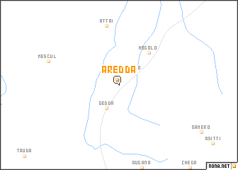 map of Aredda