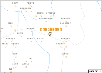 map of Āredebasa