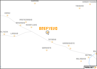 map of Aref\