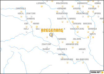 map of Aregenang
