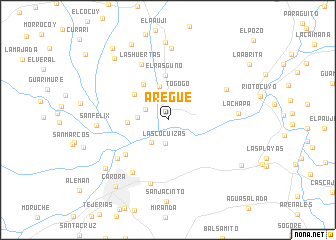 map of Aregue