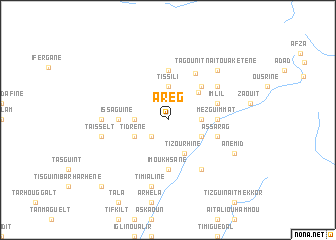 map of Areg