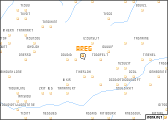 map of Areg