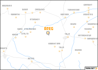 map of Areg