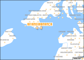 map of Areia Branca