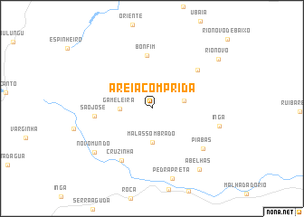 map of Areia Comprida