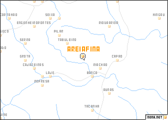 map of Areia Fina