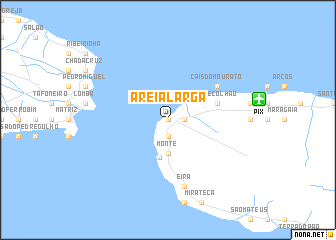 map of Areia Larga