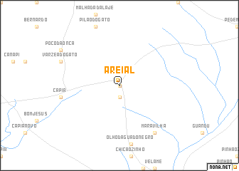 map of Areial