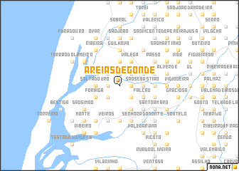 map of Areias de Gonde
