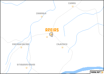 map of Areias