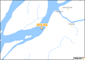 map of Areias