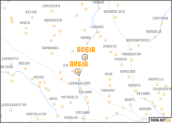 map of Areia