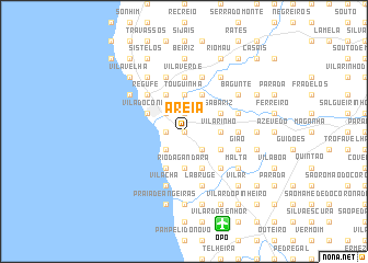 map of Areia