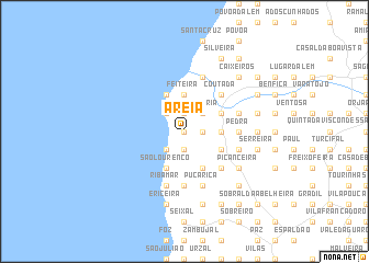 map of Areia