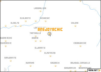 map of Arejoyachic