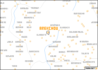 map of Arekchou