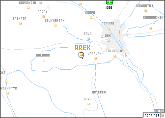 map of Arek