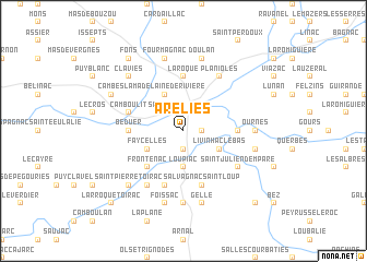 map of Arelies