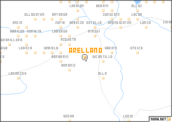 map of Arellano