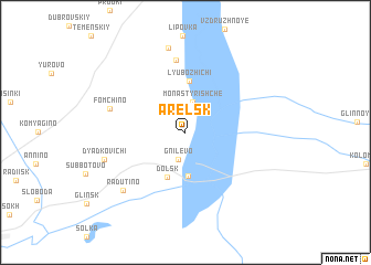 map of Arel\