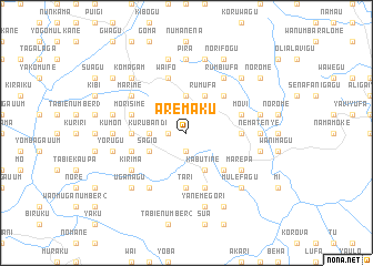 map of Aremaku