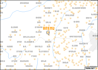 map of Aremu