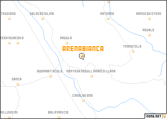 map of Arenabianca