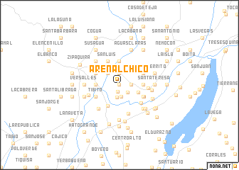 map of Arenal Chico