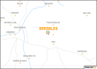 map of Arenales