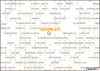 map of Arenales