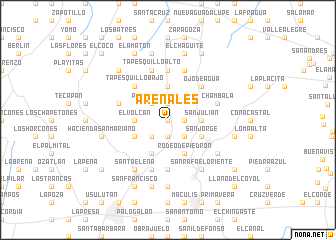 map of Arenales