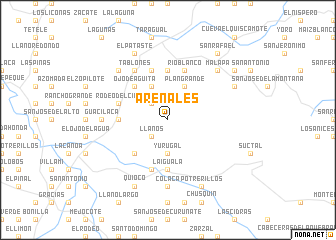 map of Arenales