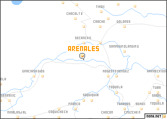 map of Arenales