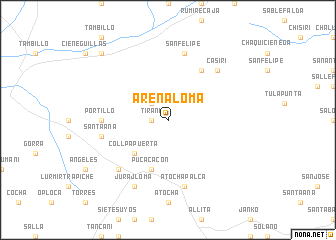 map of ArenaLoma