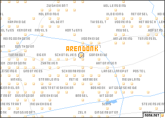 map of Arendonk