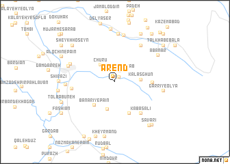 map of Ārend