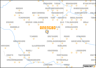 map of Arengbo