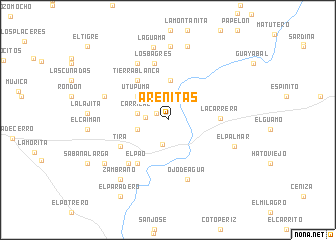 map of Arenitas